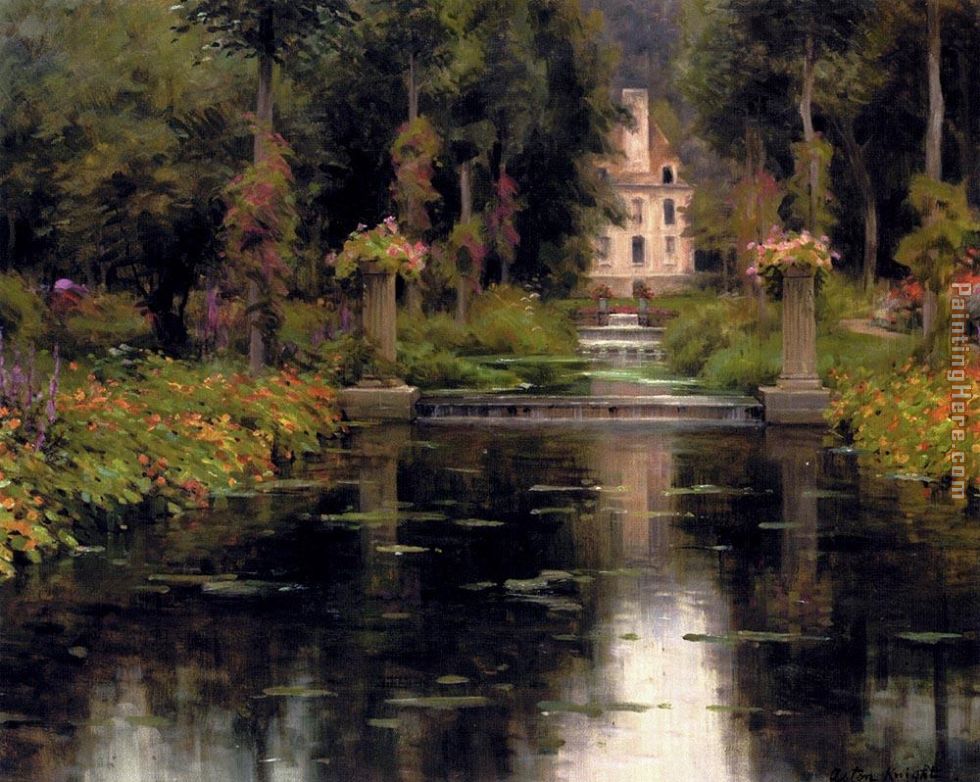 Louis Aston Knight View Of A Chateaux